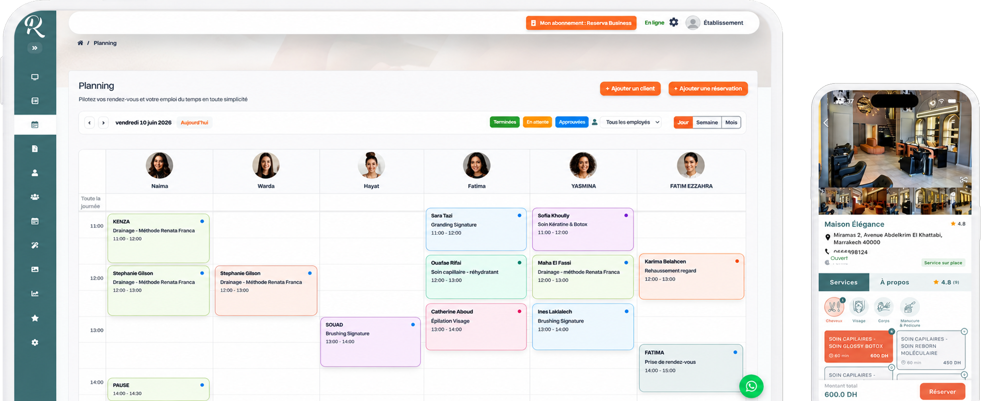 Boostez vos rendez-vous et simplifiez votre gestion avec Reservia !